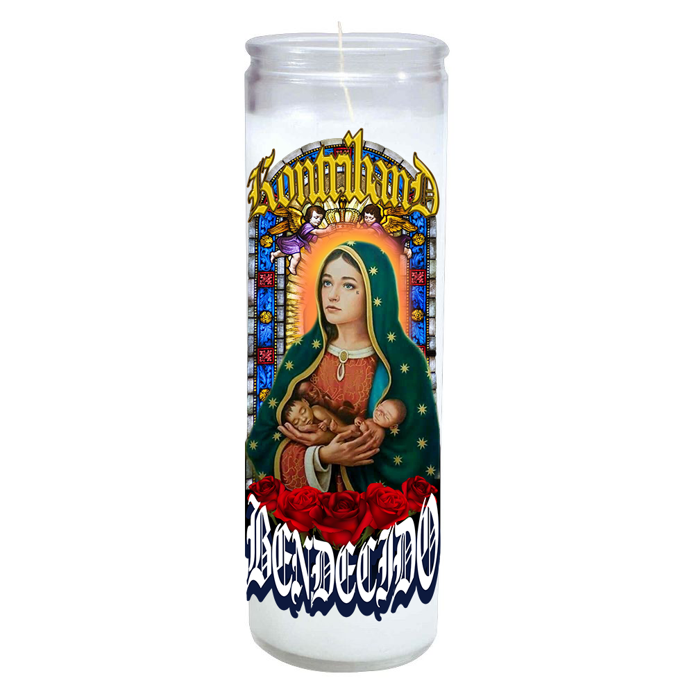 VIRGIN MARY KONTRIBAND CANDLE