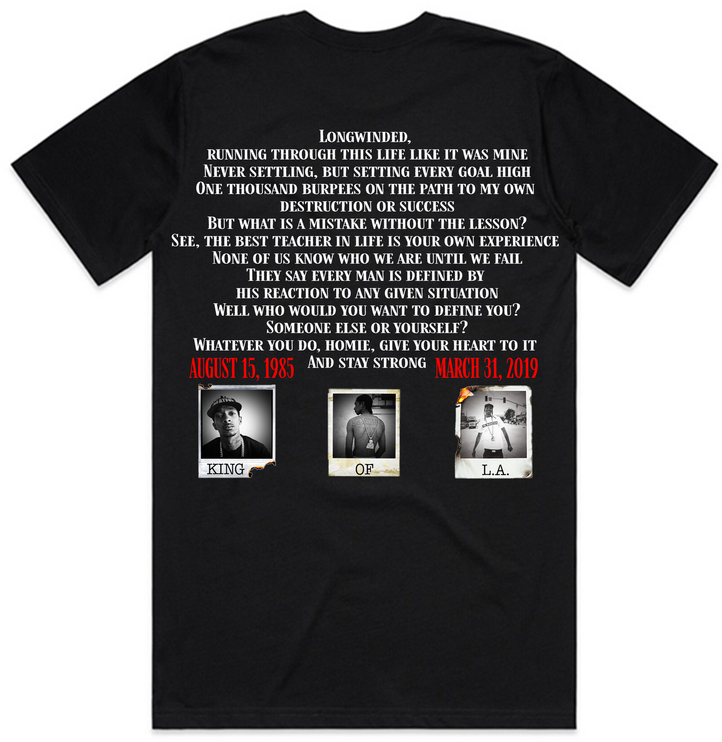 NIPSEY TRIBUTE T-SHIRT